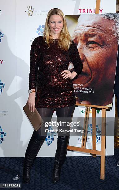 Kiera Chaplin attends a special screening of "Plot for Peace" at The Curzon Mayfair on December 9, 2013 in London, England.