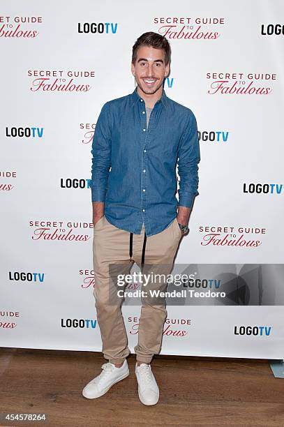 Jordan Bach attends the "Secret Guide To Fabulous" Premiere Party at the Crosby Hotel on September 3, 2014 in New York City.