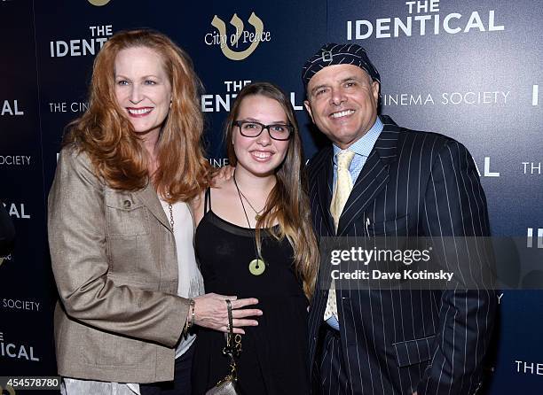 Nancy Sheppard, Isabella Pantoliano and actor Joe Pantoliano attend City Of Peace Films With The Cinema Society Host The World Premiere Of "The...