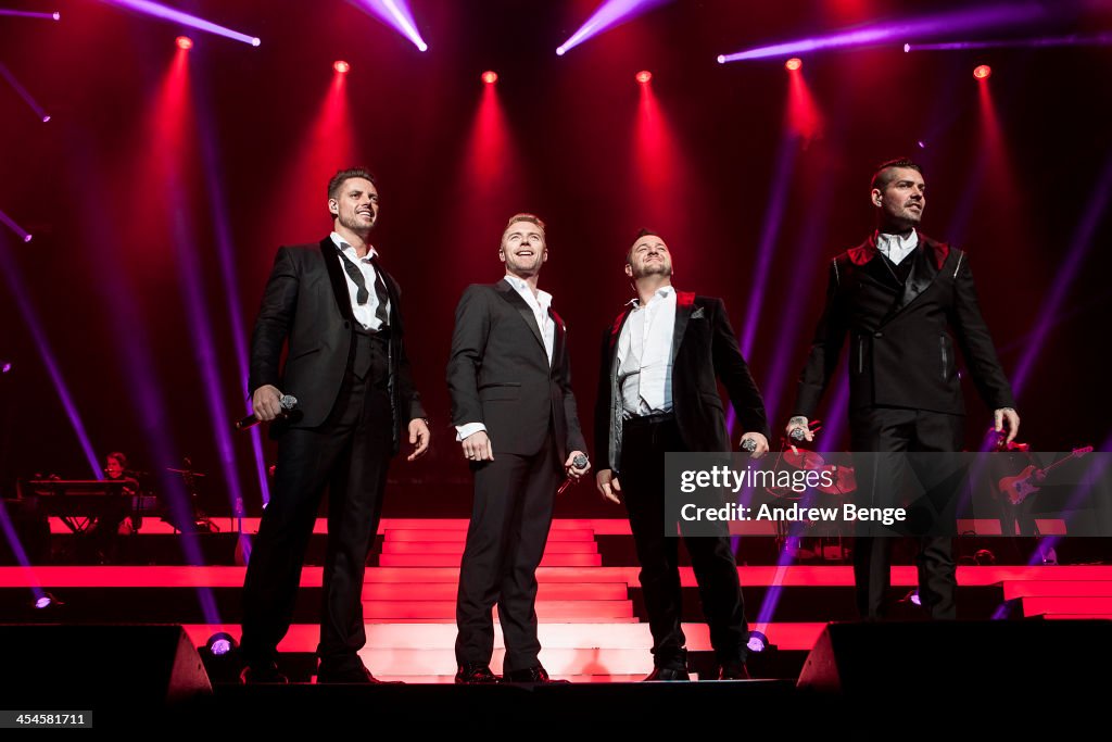 Boyzone Perform At First Direct Arena