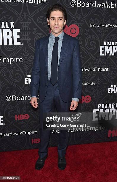 Actor Michael Zegen attends the "Boardwalk Empire" Season 5 Premiere at Ziegfeld Theatre on September 3, 2014 in New York City.