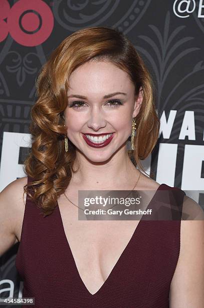 Actress Meg Chambers Steedle attends the "Boardwalk Empire" Season 5 Premiere at Ziegfeld Theatre on September 3, 2014 in New York City.