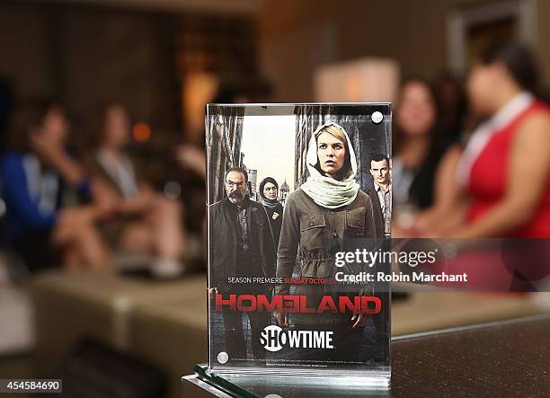 General view of atmosphere at Sheraton Hotel & Resorts And SHOWTIME Present "Spies Among Us" Hosted By HOMELAND's Nazanin Boniadi at Sheraton New...