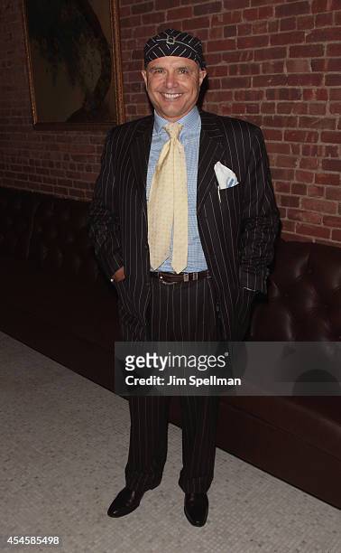 Actor Joe Pantoliano attends the City Of Peace Films With The Cinema Society Premiere Of "The Identical" after party at White Street Restaurant on...