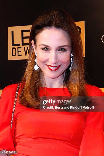 Actress Elsa Zylberstein attends the photocall before the 'The Wolf of Wall Street' World movie Premiere at Cinema Gaumont Opera on December 9, 2013...