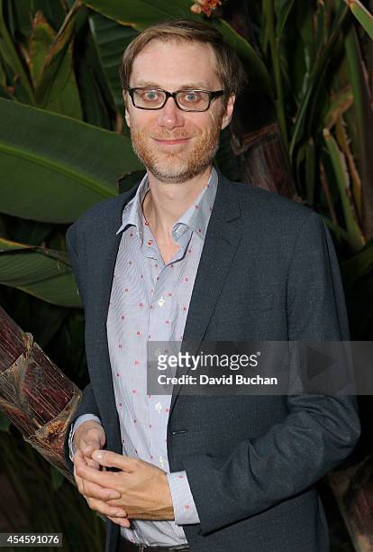 Stephen Merchant attends BAFTA LA's Behind Closed Doors with Stephen Merchant at the Chaplin Theater at Raleigh Studios on September 3, 2014 in...