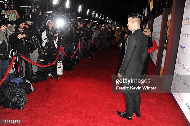 Actor Colin Farrell attends the U.S. Premiere at the Walt Disney Studios of Disney's "Saving Mr. Banks", the untold backstory of how the classic film...