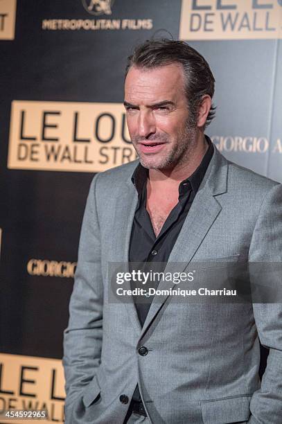 Jean Dujardin attends 'The Wolf of Wall Street' photocall at Palais Brogniart on December 9, 2013 in Paris, France.