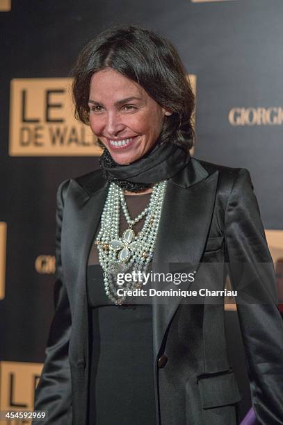 Ines Sastre attends 'The Wolf of Wall Street' photocall at Palais Brogniart on December 9, 2013 in Paris, France.