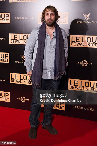 Alexandre Aja attends 'The Wolf of Wall Street' photocall at Palais Brogniart on December 9, 2013 in Paris, France.