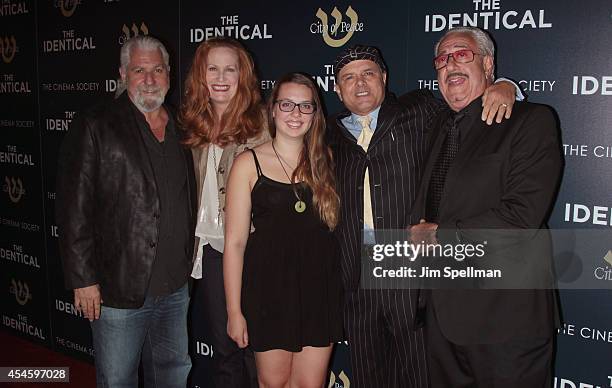 Producer Yochanan Marcellino, Nancy Sheppard, Isabella Pantoliano, actor Joe Pantoliano and producer Jerry Marcellino attend the City Of Peace Films...