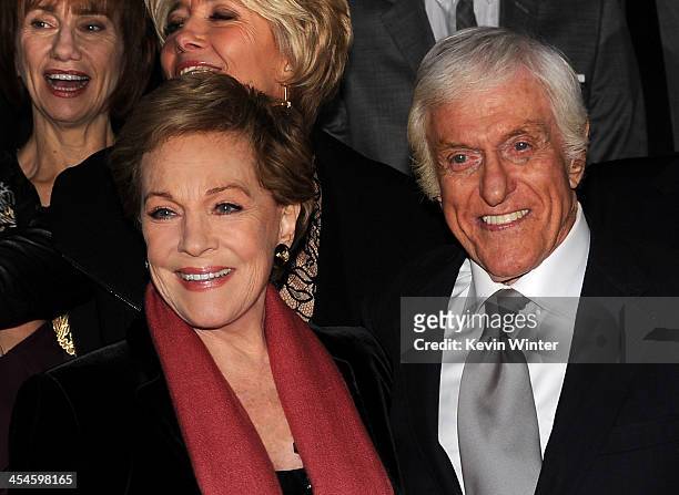 Actors Julie Andrews and Dick Van Dyke attend the U.S. Premiere of Disney's "Saving Mr. Banks", the untold backstory of how the classic film "Mary...