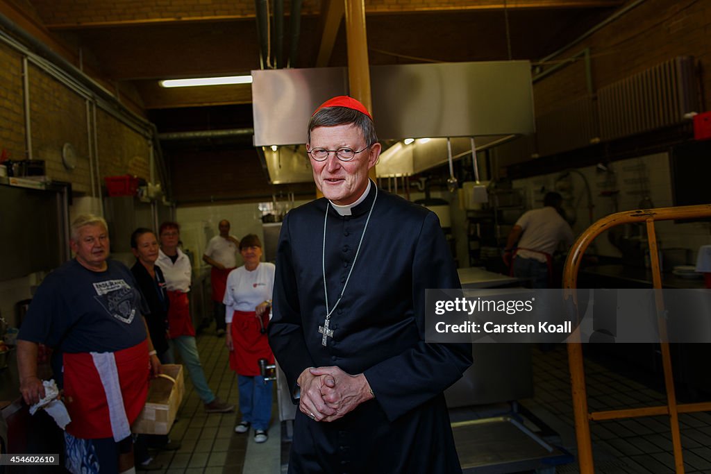 Cardinal Woelki Hosts Lunch For The Needy