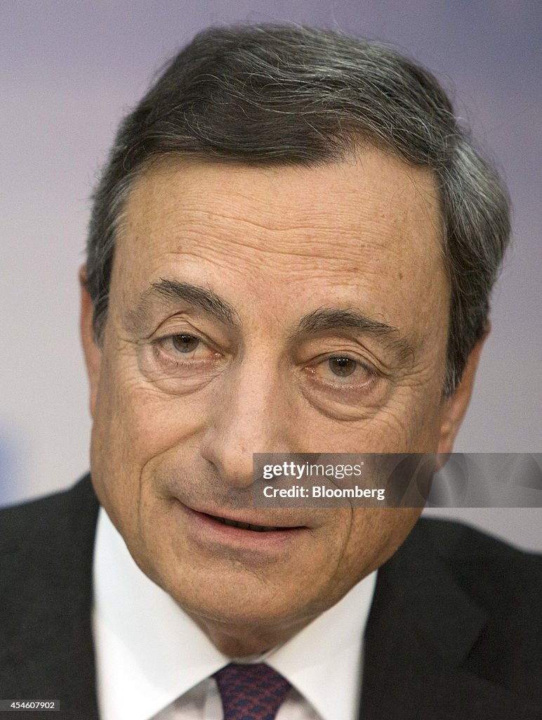 ECB President Mario Draghi Rates Conference