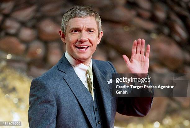 Martin Freeman attends the German premiere of the film 'The Hobbit: The Desolation Of Smaug' at Sony Centre on December 9, 2013 in Berlin, Germany.