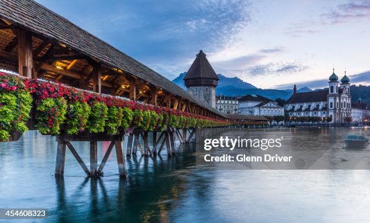 Chapel Bridge in Lucerne Chapel Bridge in Lucerne