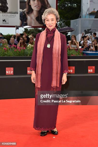 Lu Zhong attends 'Red Amnesia' Premiere during the 71st Venice Film Festival on September 4, 2014 in Venice, Italy.