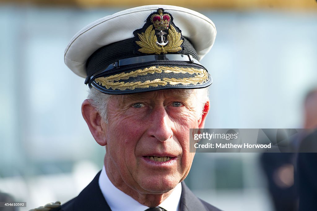 The Prince Of Wales Visits HMS Duncan