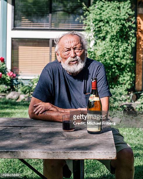 Author Jim Harrison is photographed for Le Monde on May 12, 2013 in Livingston, Montana.