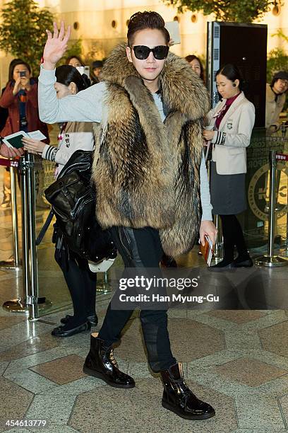 South Korean actor Jang Keun-Suk is seen on departure at Gimpo International Airport on December 10, 2013 in Seoul, South Korea.