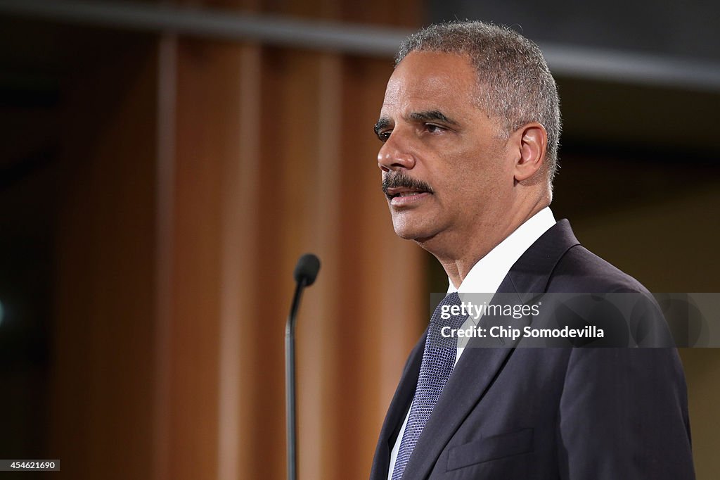 Attorney General Eric Holder Announces Civil Rights Investigation Into Michael Brown Death