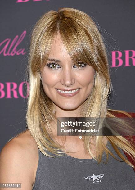 Alba Carrillo attends the launch of 'Alba Carrillo for Brownie' collection at Brownie boutique on September 4, 2014 in Madrid, Spain.