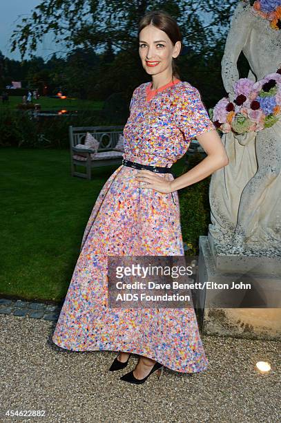 Roksanda Ilincic attends the Woodside End of Summer party to benefit the Elton John AIDS Foundation sponsored by Chopard and Grey Goose at Woodside...
