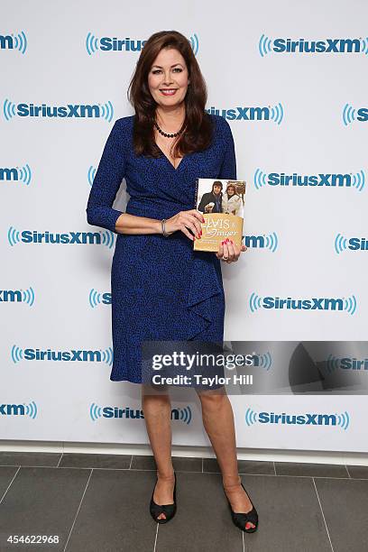 Elvis' former fiancee Ginger Alden visits the SiriusXM Studios on September 4, 2014 in New York City.