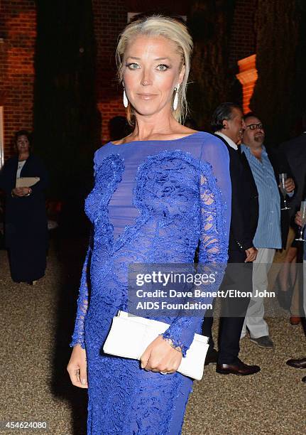 Tamara Beckwith attends the Woodside End of Summer party to benefit the Elton John AIDS Foundation sponsored by Chopard and Grey Goose at Woodside on...