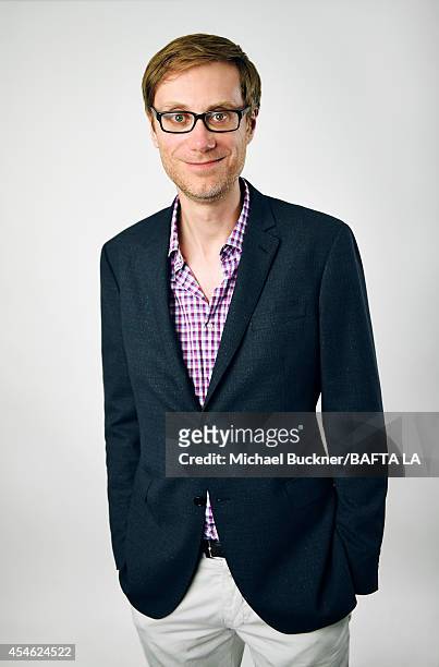 Stephen Merchant poses for a portrait at the BAFTA luncheon on August 23, 2014 in Los Angeles, California.