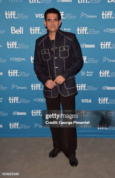 Omung Kumar attends the"Mary Kom" Press Conference during the 2014 Toronto International Film Festival at TIFF Bell Lightbox on September 4, 2014 in...