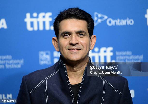 Director Omung Kumar poses during the "Mary Kom" Press Conference during the 2014 Toronto International Film Festival at TIFF Bell Lightbox on...