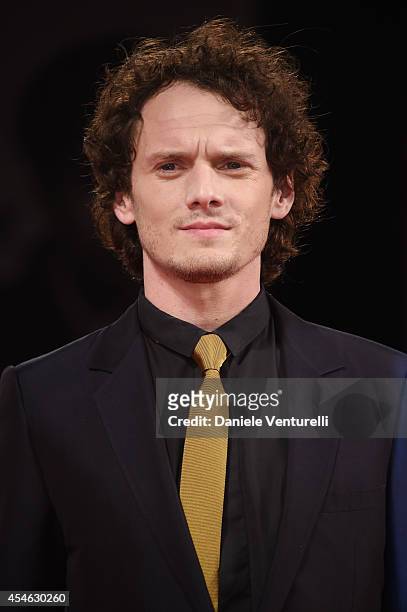 Actor Anton Yelchin attends 'Burying The Ex' Premiere during the 71st Venice Film Festival at Sala Grande on September 4, 2014 in Venice, Italy.
