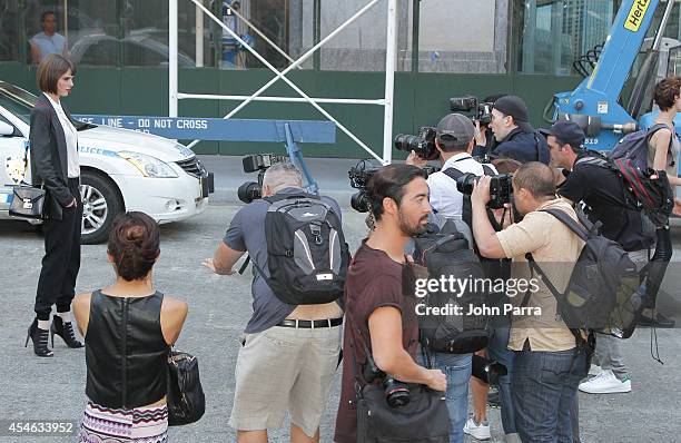 Coco Rocha seen during Mercedes-Benz Fashion Week Spring 2015 at Lincoln Center for the Performing Arts on September 4, 2014 in New York City.