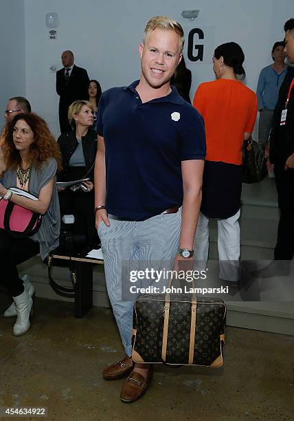 Andrew Werner attends Costello Tagliapietra during MADE Fashion Week Spring 2015 at Milk Studios on September 4, 2014 in New York City.