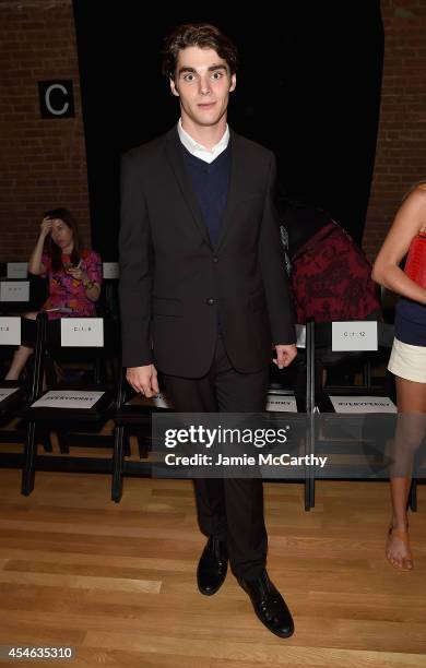 Mitte attends Perry Ellis during Mercedes-Benz Fashion Week Spring 2015 at The Waterfront on September 4, 2014 in New York City.