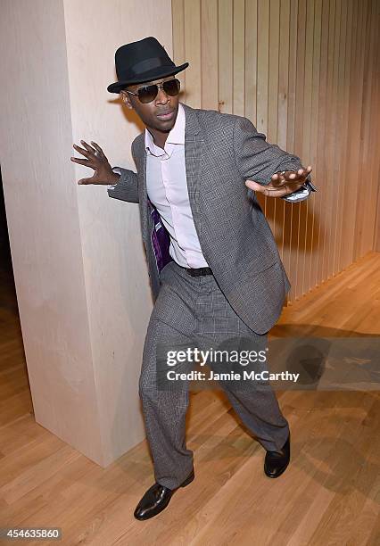 Jay Pharoah attends Perry Ellis during Mercedes-Benz Fashion Week Spring 2015 at The Waterfront on September 4, 2014 in New York City.