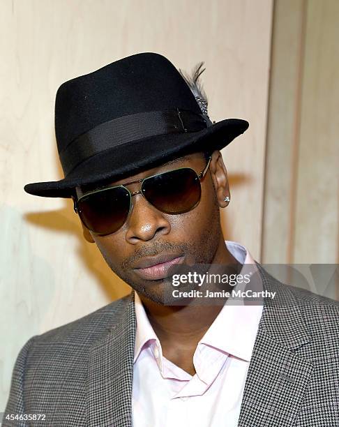 Jay Pharoah attends Perry Ellis during Mercedes-Benz Fashion Week Spring 2015 at The Waterfront on September 4, 2014 in New York City.