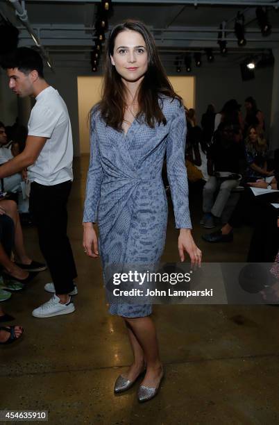 Maya Kazan attend Costello Tagliapietra during MADE Fashion Week Spring 2015 at Milk Studios on September 4, 2014 in New York City.