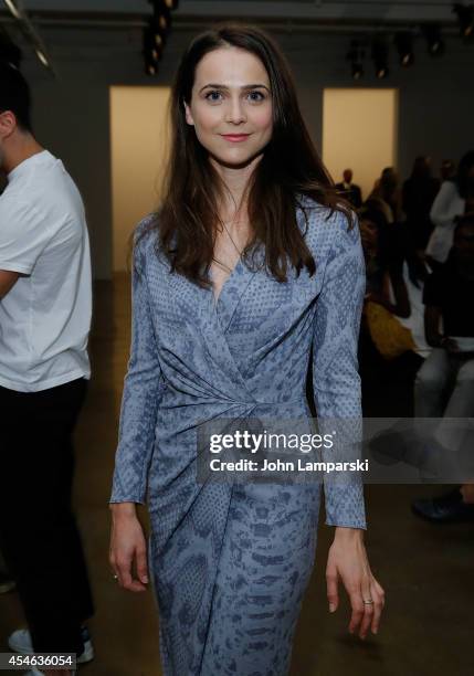 Maya Kazan attends Costello Tagliapietra during MADE Fashion Week Spring 2015 at Milk Studios on September 4, 2014 in New York City.