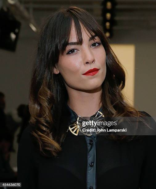 Andi Muise attends Costello Tagliapietra during MADE Fashion Week Spring 2015 at Milk Studios on September 4, 2014 in New York City.