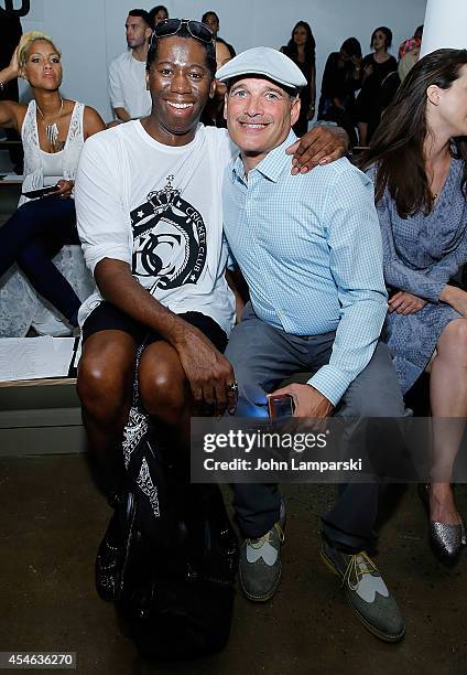 Alexander and Phillip Bloch attend Costello Tagliapietra during MADE Fashion Week Spring 2015 at Milk Studios on September 4, 2014 in New York City.