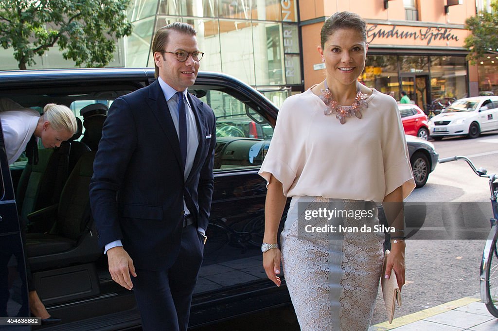 Swedish Royals Attend 'Never Mind the Gap' Seminar in Stockholm