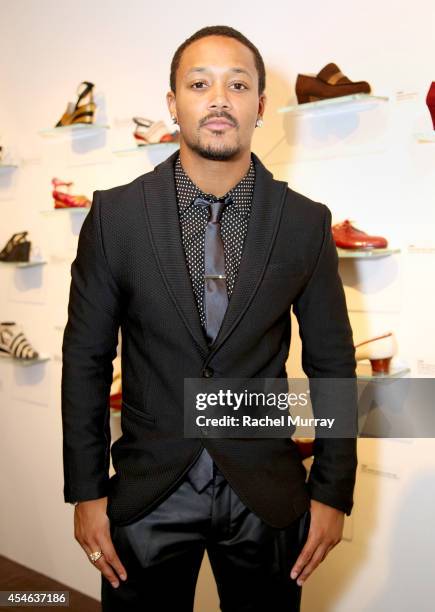 Rapper Romeo attends a cocktail reception at Palazzo Spini Feroni, built in the 13th Century, home to the Museo Salvatore Ferragamo, the museum and...