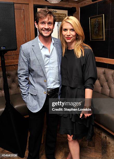 Hugh Dancy and Claire Danes attend a Private Reception And Screening Of Homeland Season 4 on September 4, 2014 in New York City.