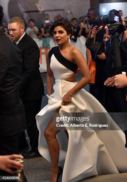 Actress Priyanka Chopra attends the "Mary Kom" premiere during the 2014 Toronto International Film Festival at The Elgin on September 4, 2014 in...