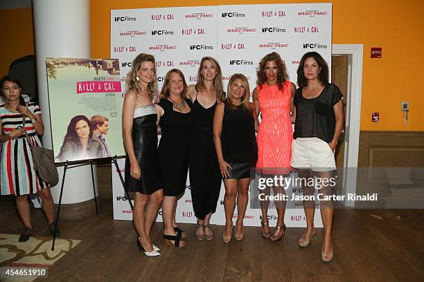 Lucy Owen, Adi Ezroni, Jen McGowan, Juliette Lewis, Mandy Tagger, Alysia Riener, and Margaret Colin attend the "Kelly And Cal" New York Screening at...