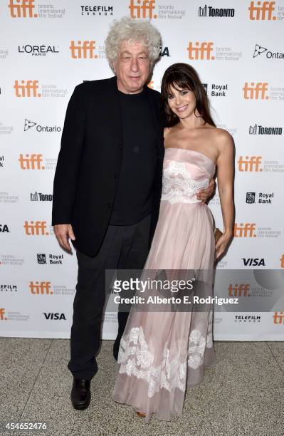 Producer Avi Lerner and Lucila Sola attend "The Humbling" premiere during the 2014 Toronto International Film Festival at The Elgin on September 4,...