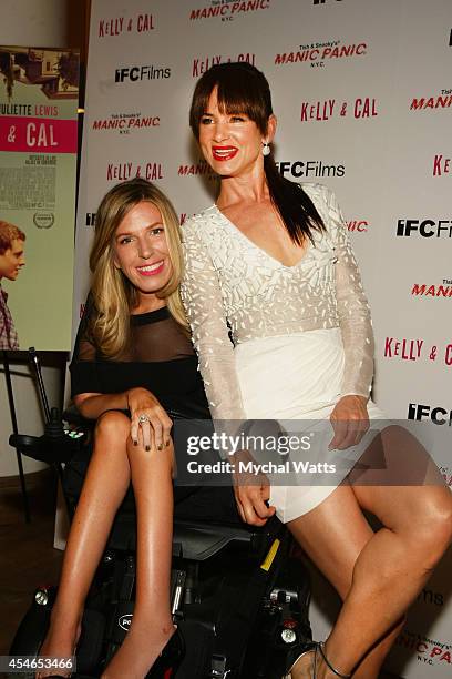 Dr. Danielle Sheypuk and Actor Juliette Lewis attends "Kelly & Cal" New York Screening at Crosby Hotel on September 4, 2014 in New York City.