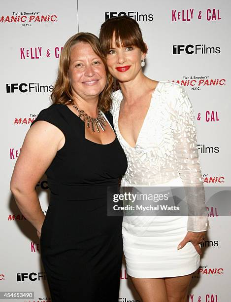 Director Jen McGowen and Actor Juliette Lewis attend "Kelly & Cal" New York Screening at Crosby Hotel on September 4, 2014 in New York City.